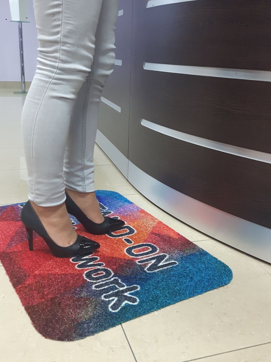 Super-Comfort Design – Ergonomisk matta med eget tryck